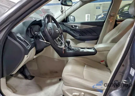 2015 Infiniti Q50 Base from USA, damaged, VIN JN1BV7AR0FM414741